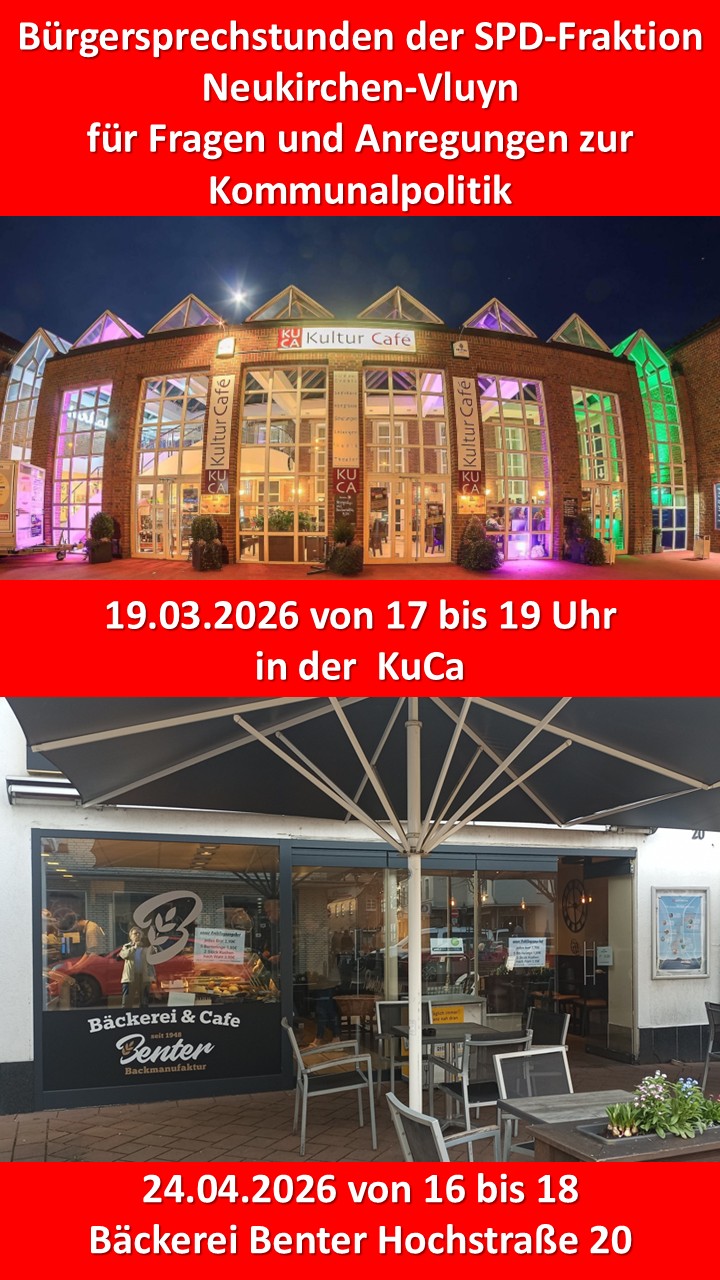 SPD-Fraktion bietet Bürgersprechstunden an